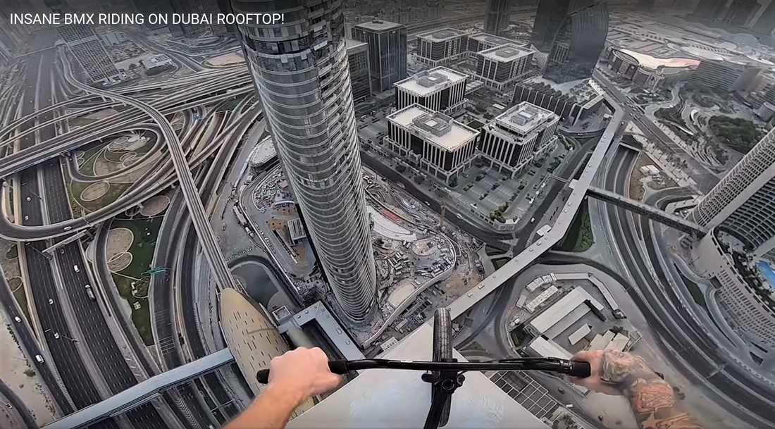 rooftop bmx bicycle United Bike (Chrome / 20.8" TT) The Cut BMX this thing is ready to rip. INSANE BMX RIDING ON DUBAI