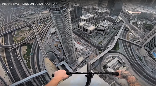 INSANE BMX RIDING ON DUBAI ROOFTOP