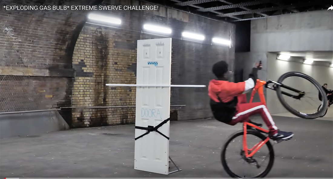 Collective Bikes *EXPLODING GAS BULB* EXTREME SWERVE CHALLENGE!