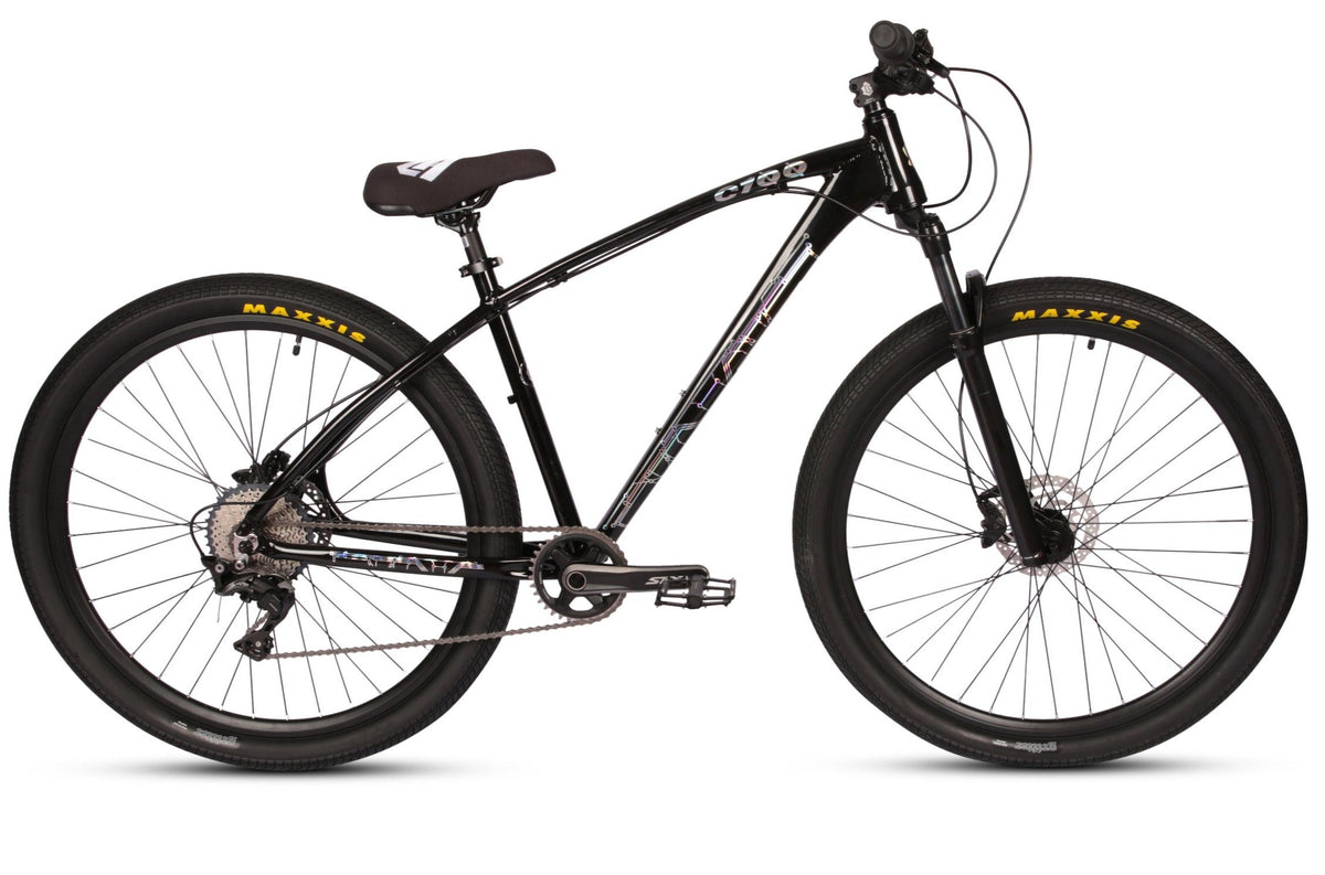 Collective C100 Pro 29-inch wheelie bike in Black/Chrome