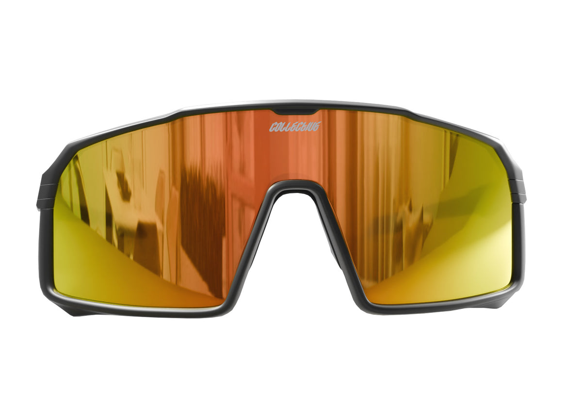 Collective Bikes Collective Epsilon Sunglasses - Black/Orange
