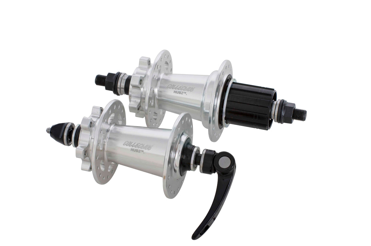 Collective Bikes HUB2 Hub Set - Chrome