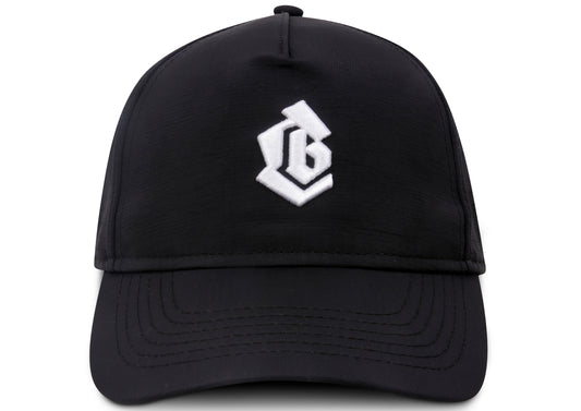 GORRA CON MONOGRAMA - NEGRO Y BLANCO