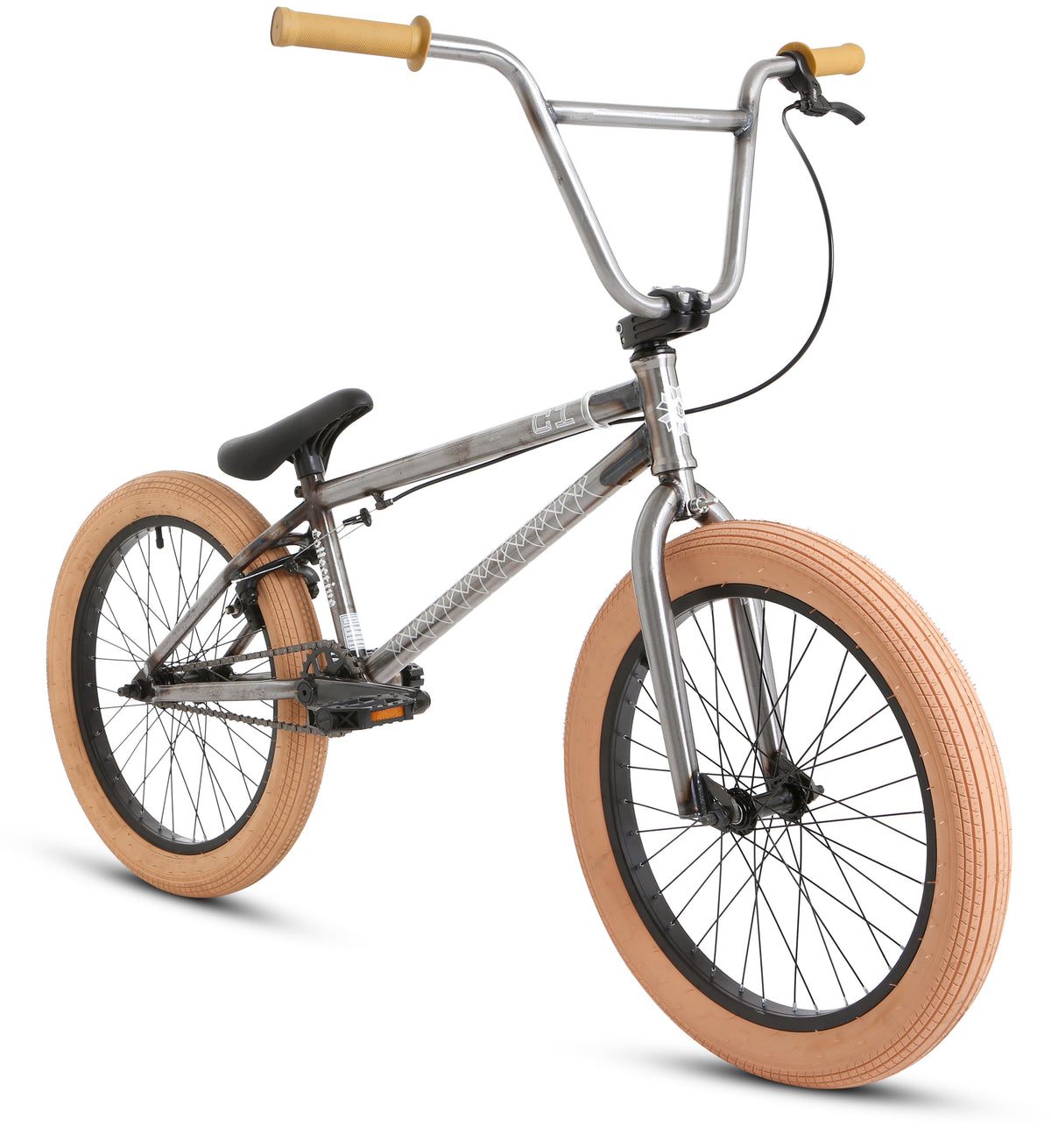 C1 BMX - RAW by Collective Bikes, front view