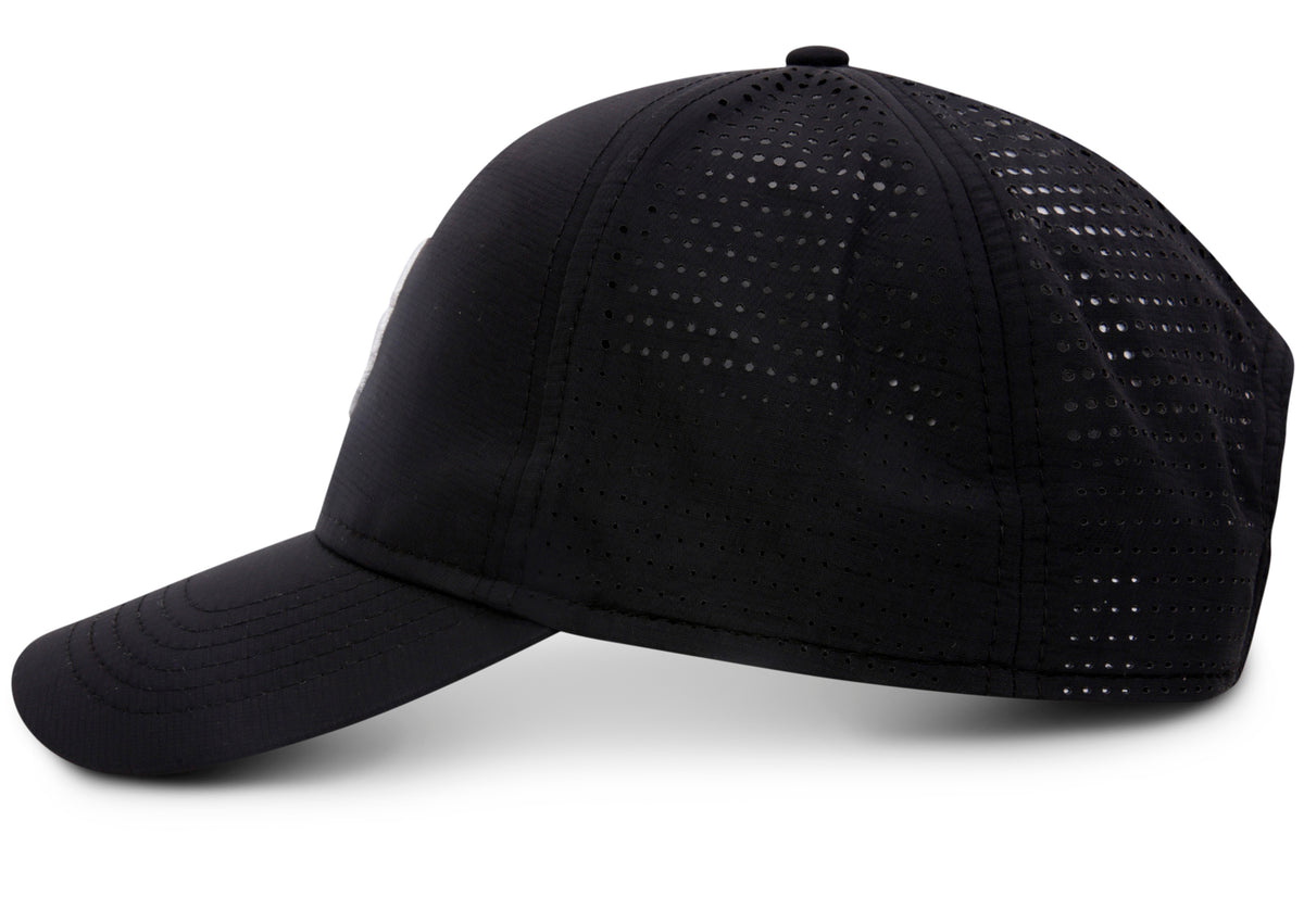 Collective Bikes Monogram Cap - White/Black — side view